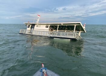KUPP Pulau Bunyu di Bantu KSOP Tarakan Menyelidiki Tenggelamnya KM Wangi Cendana