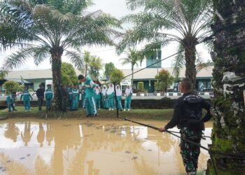 Kolaborasi dengan Batalyon Inf 613/RJA, SMP Negeri 3 Tarakan Gelar Latihan Kepemimpinan Siswa 
