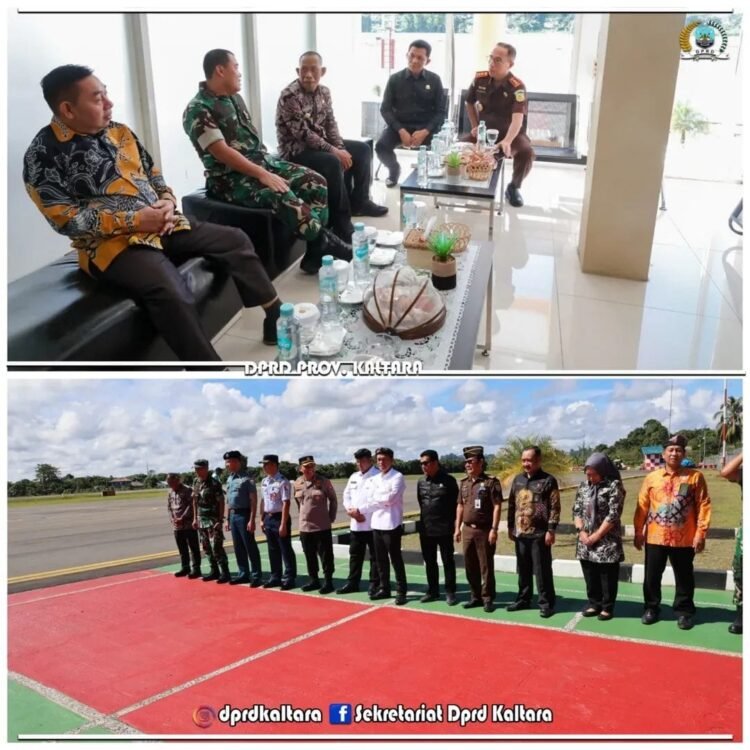 Wakil Ketua DPRD Kaltara Sambut Kedatangan Pangdam VI/Mulawarman