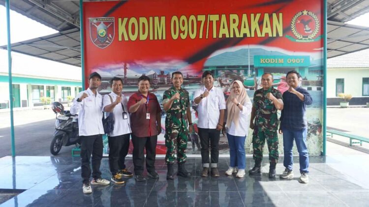 Silaturahmi SMSI Tarakan dengan Kodim 0907: Perkuat Sinergi untuk Stabilitas dan Pembangunan Daerah