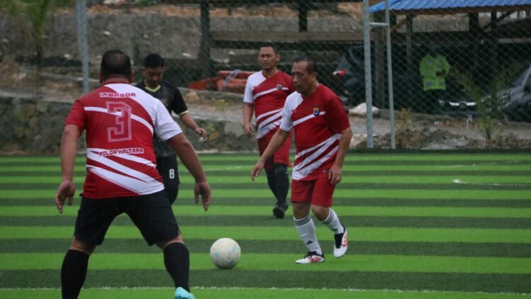 Kapolda Kaltara Jalin Silaturahmi Lewat Eksibisi Minisoccer dengan Wartawan dan Komnas HAM