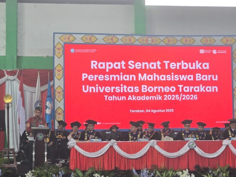 Pj. Sekprov Berikan Semangat dan Motivasi Mahasiswa Baru Universitas Borneo Tarakan 