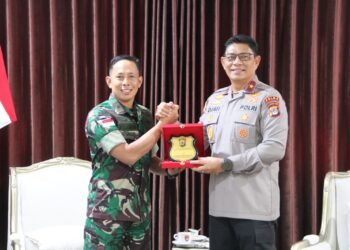 Kapolda terima Kunjungan Silahturahmi Danrem 092/Maharajalila, Perkuat Sinergi dan Kolaborasi Antar Instansi