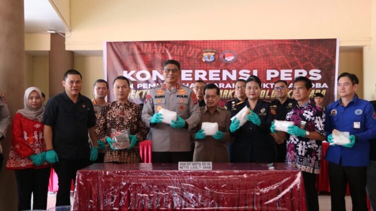Polda Kaltara Musnahkan 3,9 Kg Sabu, Selamatkan Puluhan Ribu Jiwa 