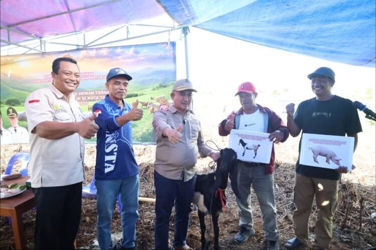 Kelompok Tani Royo Koyo Mendapat Hibah hewan Ternak dari Pemkot Tarakan 