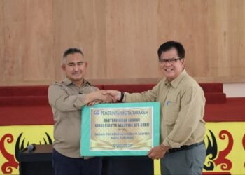 Walikota Tarakan Hibahkan 675 Kursi ke Nasrani Center