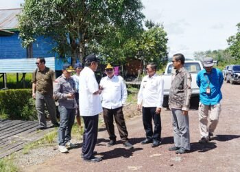 Wagub Tinjau Pembangunan Jalan Malinau, Perkuat Akses dan Ekonomi Masyarakat 
