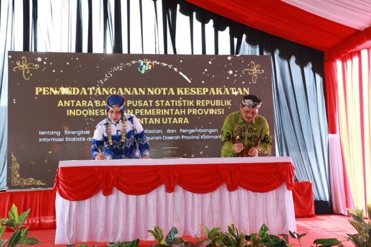 Bersama Wagub, Kepala BPS RI Resmikan Gedung Baru BPS Kaltara 