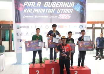 Kejuaraan Gulat Piala Gubernur 2025 Resmi Ditutup, Bulungan Raih Juara Umum 