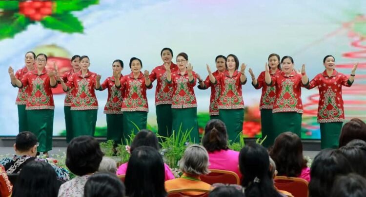 Wakil Ketua TP-PKK Kaltara Serukan Semangat Pelayanan dalam Perayaan Natal 2025