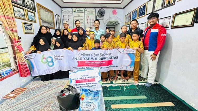 HUT ke-68 Pertamina, Patra Niaga Regional Kalimantan Tebar Kepedulian di Tarakan