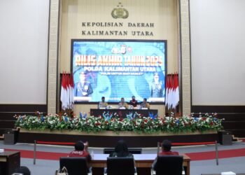Kapolda Kaltara Sampaikan Rilis Akhir Tahun 2025, Ajak Doakan Korban Bencana Sumatra