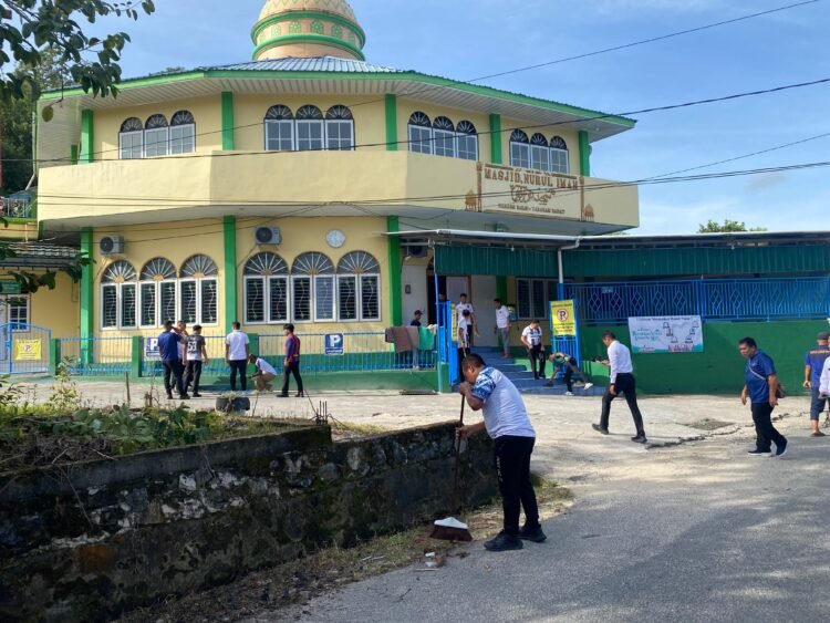 Sambut Ramadhan 1447 H, Lapas Tarakan Gelar Kerja Bakti Bersihkan Masjid Nurul Iman