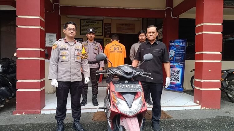 Imbas melakukan Aksi Curanmor, Seorang Mahasiswa Meringkuk Dijeruji Besi 