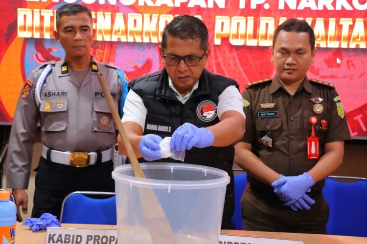 Polda Musnahkan 44,22 Gram Sabu Hasil Pengungkapan selama Februari 