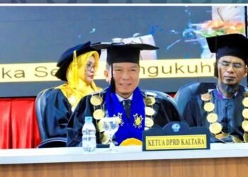 Pengukuhan Guru besar UBT, Ketua DPRD Kaltara : Kontribusi Nyata dalam Penguatan Kualitas SDM di Kaltara