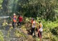 Sigap! Brimob Polda Kaltara Jinakkan Karhutla di Jelaral Hulu