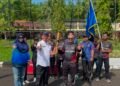 Kirab Obor Porwada II Kaltara Tiba di Bumi Paguntaka, PWI Tarakan Optimistis Kembali Juara Umum