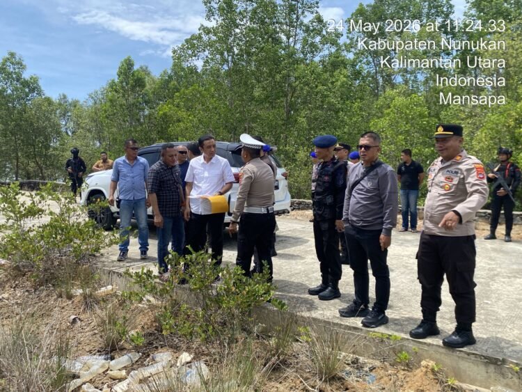 Wakapolda Kaltara Laksanakan Kunjungan Kerja ke Nunukan, Cek Lokasi Tanah Hibah Pembangunan Kantor Polairud