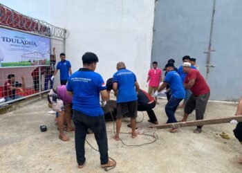 Penyembelihan Hewan Qurban Idul Adha 1447 Hijriah Di Lapas Tarakan, Perkuat Kebersamaan dan Rasa Syukur