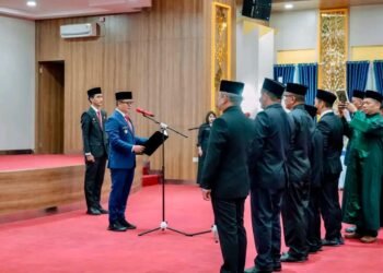 Lantik Pejabat Eselon II, Ibrahim Ali Titik Beratkan Kinerja Sejalan dengan Program Prioritas Daerah