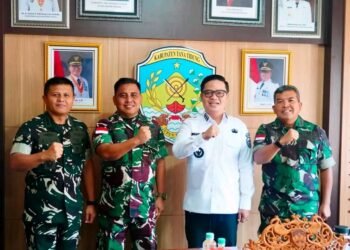 Penguatan Kerja Sama Lintas Sektor, Bupati Tana Tidung lakukan Pertemuan dengan Korem 092/Maharajalila