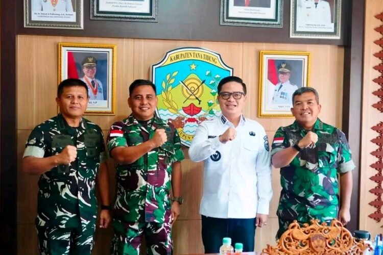 Penguatan Kerja Sama Lintas Sektor, Bupati Tana Tidung lakukan Pertemuan dengan Korem 092/Maharajalila