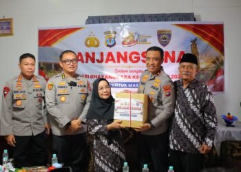 Wakapolda Kaltara Laksanakan Anjangsana dan Silahturahmi Kepada Purnawirawan Polri dan Warakawuri Jelang Hari Bhayangkara ke-80