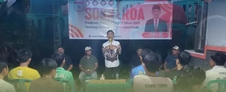 Arming Sosialisasikan Perda Keterbukaan Informasi Publik di Nunukan
