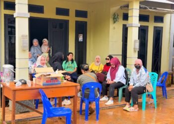 Vamelia Tinjau Longsor di Tana Tidung