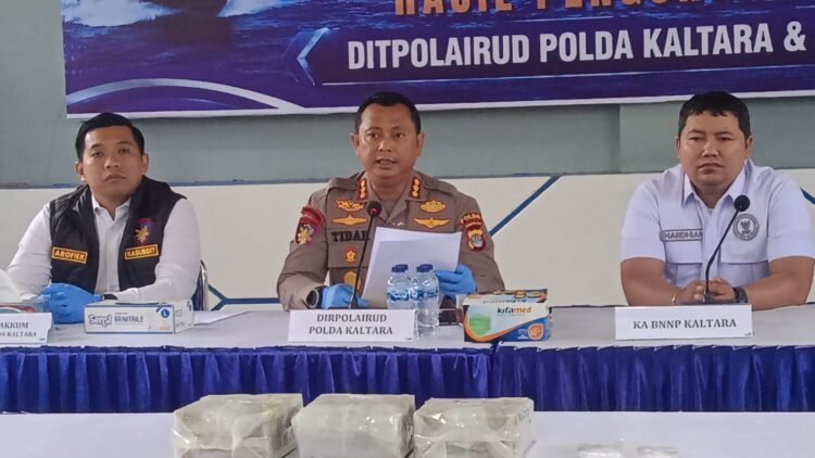 Penyelundupan Sabu 3,1 Kg Digagalkan Ditpolairud Polda Kaltara, Pelaku Dikendalikan Bandar Malaysia
