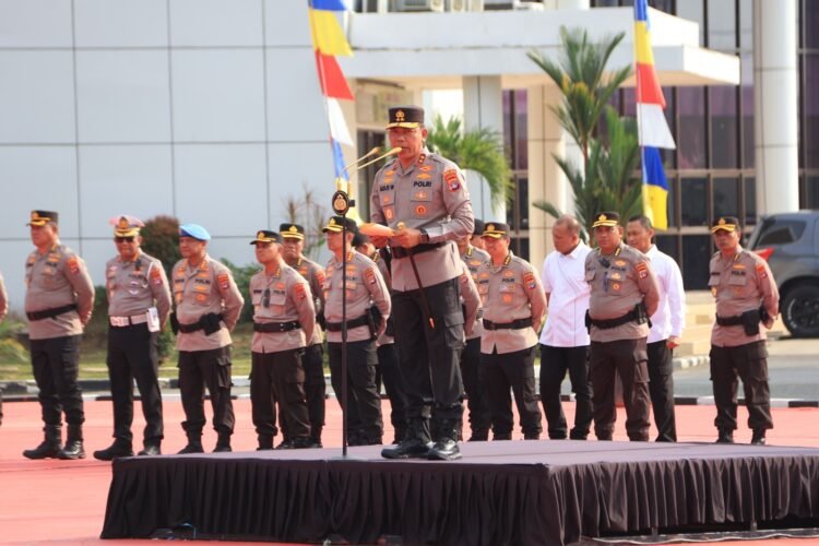 Kapolda Kaltara Sampaikan Lima Penekanan Utama Dalam Apel Perdananya