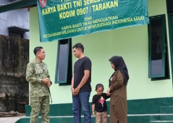 Dandim 0907/Tarakan Serahkan Bantuan RTLH, Wujud Nyata Kepedulian TNI kepada Masyarakat