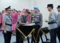 Kapolda Kaltara Pimpin Upacara Serah Terima Jabatan Pejabat Utama dan Kapolres Jajaran