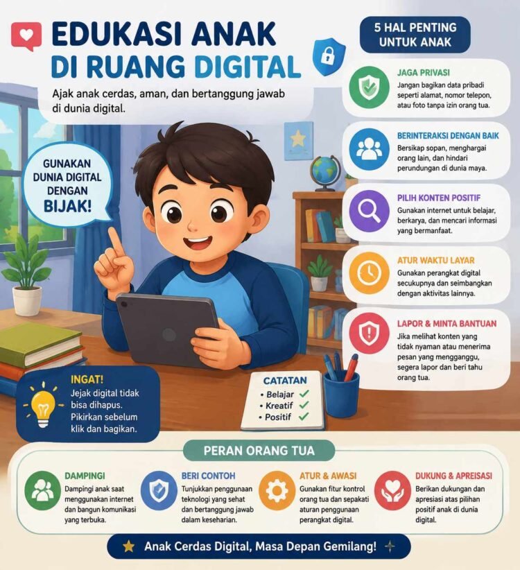 DKISP Tarakan Gencarkan Edukasi Perlindungan Anak di Ruang Digital