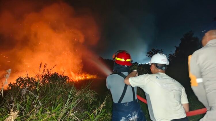 PT PRI Kerahkan Unit Pemadam dan Puluhan Personel untuk Turut Cegah Kebakaran