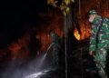 Kebakaran Lahan Pantai Amal Meluas, Kodim dan Tim Gabungan Turun Padamkan Api