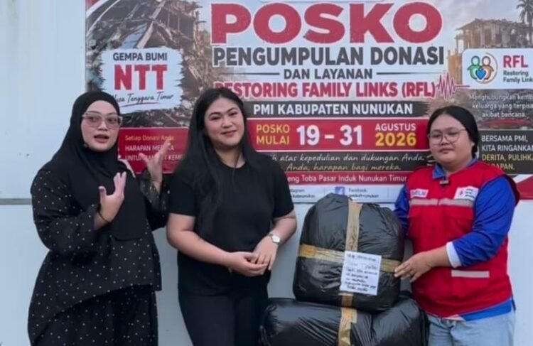Tamara Moriska Salurkan Bantuan untuk Korban Gempa di NTT