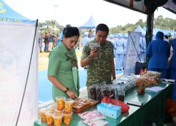 Sambut HUT ke-81 TNI, Kodim 0907/Tarakan Gelar Bazar Murah Sembako dan UMKM