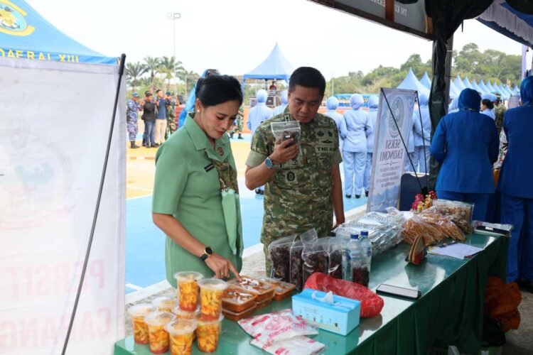 Sambut HUT ke-81 TNI, Kodim 0907/Tarakan Gelar Bazar Murah Sembako dan UMKM