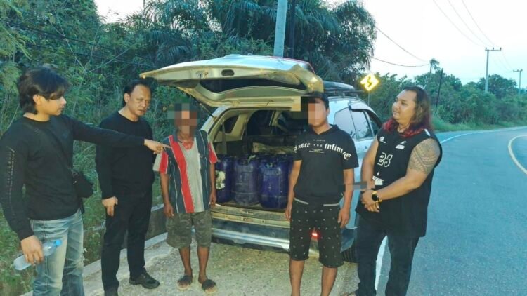 Polda Kaltara Amankan Dua Terduga Pengetap BBM Subsidi, 17 Jeriken Pertalite Disita