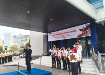 BRI Samarinda Gajah Mada Gelar Upacara Hari Kesaktian Pancasila