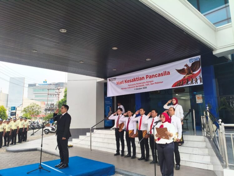 BRI Samarinda Gajah Mada Gelar Upacara Hari Kesaktian Pancasila