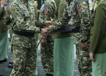 Resmi Naik Pangkat, 14 Prajurit Kodim 0907/Tarakan Diminta Jadikan Tugas Sebagai Ibadah