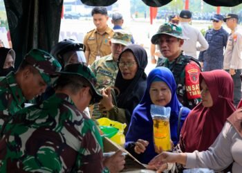 Bantu Warga Penuhi Kebutuhan Pokok, TMMD ke-130 Tarakan Hadirkan Bazar Sembako Murah
