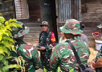 TMMD ke-130 Kodim Tarakan Bedah Rumah Christina Bueharin, Ditargetkan Rampung 10 Hari