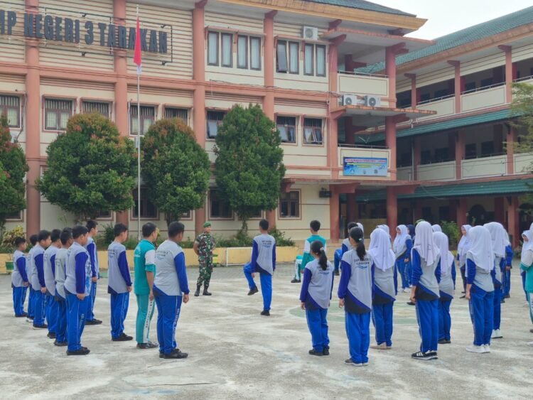 TMMD Kodim Tarakan Bentuk Generasi Muda Berkarakter