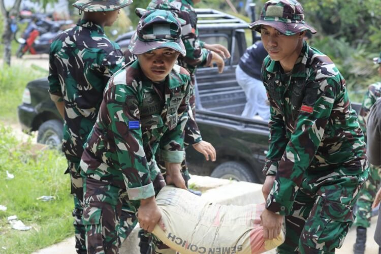 Rumah Tak Layak Huni Cristina Mulai Dibongkar, Satgas TMMD Tarakan Siapkan Hunian Lebih Aman