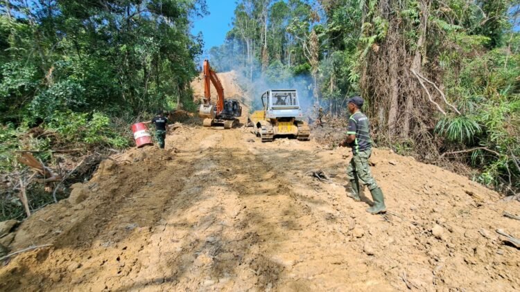 Tembus 2,1 Kilometer, Jalan Baru TMMD Tarakan Ditargetkan Segera Hubungkan Tanjung Batu–Pantai Amal