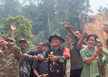 TMMD ke-130 Tarakan Ikut Jaga Kelestarian Burung Endemik Kalimantan